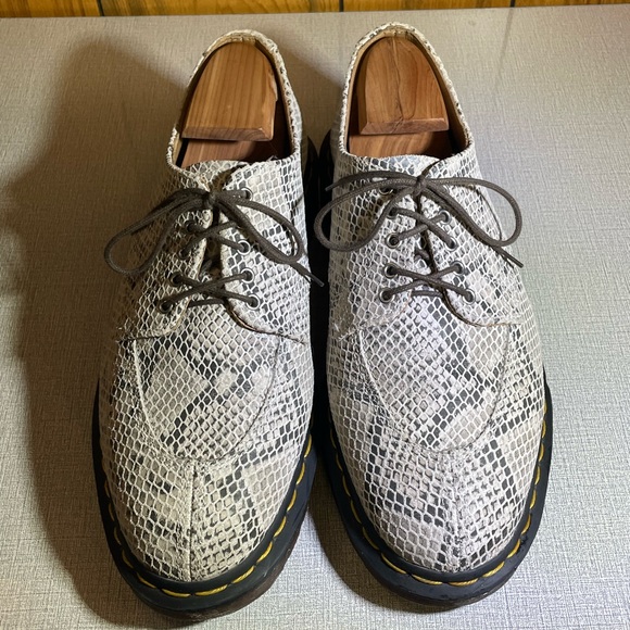 Dr Martens 2046 Python embossed suede - Picture 2 of 11